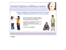 Tablet Screenshot of centraleglintonchildrenscentre.com